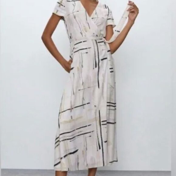 Aritzia Babaton Wrap Dress - Picture 1 of 10